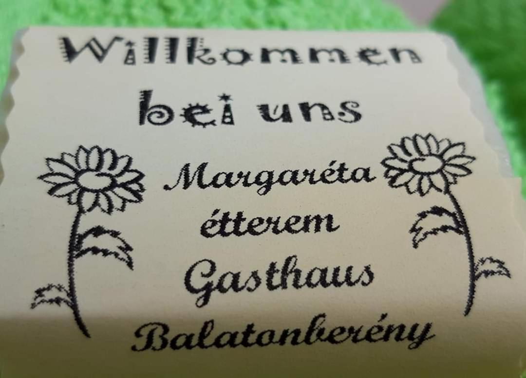 Margareta Etterem Es Vendeghaz Gasthaus Balatonberény Екстериор снимка